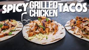 Check spelling or type a new query. Spicy Grilled Chicken Tacos Sam The Cooking Guy Youtube