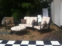 4 piece garden conversation set sofa 2 armchairs table with cushions pallano. Better Homes And Gardens Outdoor Furniture Brown Wooden Garden Patio Set With Four Seats Brown Wooden Round Table Stand Chair Cushions Throw Pillows Helda Site Furnitures Home Design