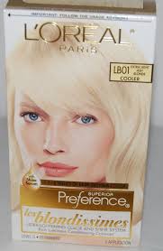 L Oreal Preference Blondissimes Extra Light Ash Blonde Lb01 Hair Color New Light Ash Blonde Hair Color Loreal