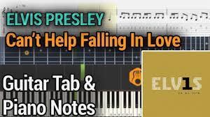 Check spelling or type a new query. Elvis Presley Can T Help Falling In Love Chords And Tabs For Guitar And Piano Chordzone Org