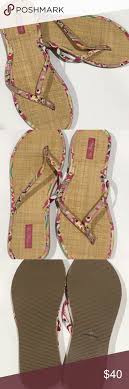 vera bradley flip flop aprox size 11 no tag size