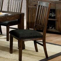 Femur black dining chair in walnut and leather 'set x 6' by atra. Dark Walnut Dining Chair Wayfair