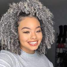 Pin By Jennifer Castellar On Fashion Hairstyle Grey Hair Wax Dyed Natural Hair Natural Hair Styles