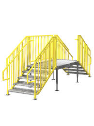 A wooden or metal stair handrail can provide not only safety and functionality, but it can also be used to provide an attractive accent to your stairwell. Portable Stairs Multiple Entries Products Cts Industries