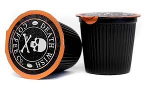 Death wish coffee is an organic, fair trade coffee that delivers 59 mg of caffeine per fluid ounce, 5 times as much as a regular cup of coffee and slightly less than espresso. Death Wish K Cup Caffeine Content