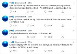 Screenshot by chris matyszczyk/cnet i want to believe that kanye west is laughing at us more than. Kanye West Posts Over 20 Tweets Naming Kim Kardashian Others Xxl