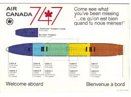 Air Canada 747 Seat Map Airline Flights Boeing 747