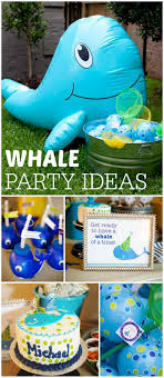 2nd Birthday Birthday Theme Ideas For Baby Boy Whales Birthday A Whale Of A 2nd Birthday Party Catch My Party Whale Birthday Whale Birthday Parties Whale Party