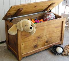 If you're like this builder, you have some old pallets hidden somewhere in your backyard or storage locker. Toy Box An Independent Artist S Child Wooden Toy Boxes Wood Toy Box Toy Box Plans