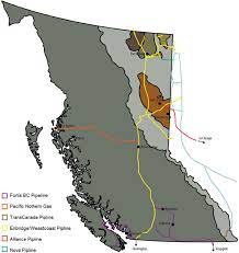 Bc Oil And Gas Map The Natural Gas Pipeline System In Bc (Bc Oil And Gas Commission, 2016). |  Download Scientific Diagram