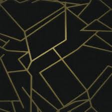 Ultra chic avec son filet doré, ce papier peint noir donnera à votre intérieur une allure très haute couture. Papier Peint Noir Papier Peint Collection