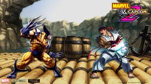 Download Capcom Ryu Vs. Marvel Wolverine Wallpaper | Wallpapers.com