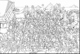 Coloring pages of zombie in the category fantasy & horror. Zombies Vs Plants Coloring Pages Print For Free Pictures From The Game