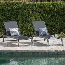 Click here to buy bloomington chaise lounge body fabric: Shop For Myers Outdoor Mesh Chaise Lounge Set Of 2 By Christopher Knight Home Get Free Shipping On Everything At Overstock Your Online Garden Patio Outlet Store Get 5 In Rewards With Club O 19454930