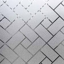 Amazon Com Coavas Window Privacy Film Non Adhesive Comparable To The Mirror Film Sun Blocker Window Film Frosted Window Film Window Film Privacy Mirrors Film