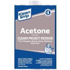 1 Qt Acetone Acetone Cleaning Clothes Fiberglass Resin