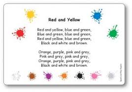 I'm in my black benz. Red And Yellow Blue And Green A Colour Song With Lyrics In French And In English
