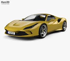 3d Model Of Ferrari F8 Spider 2019 Ferrari 3d Model Ferrari Car