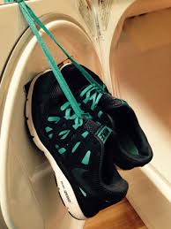 Wash Your Shoes In The Washer As Always And To Dry Them Put The Shoes Together Toes Up Against The Drye Washing Shoes In Washer How To Wash Shoes Clean House