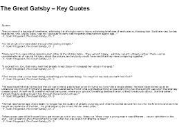 Book summary, chapter summary and analysis, quotes, essays, and character analysis courtesy of cliffsnotes. The Great Gatsby Revision Guide The Great Gatsby