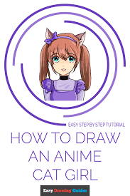Feel free to explore, study and enjoy paintings with paintingvalley.com. How To Draw An Anime Cat Girl Really Easy Drawing Tutorial