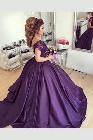 Party Dress Ball Gown 2019 Wedding Dress Party Dress V Neck Purple Wedding Dress V Neck Purple Wedding Dress Ball Gown Wedding Dress Prom Dresses Ball Gown
