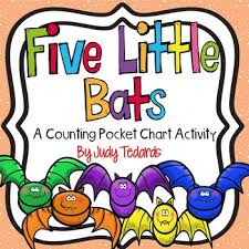 Five Little Bats A Counting Pocket Chart Activity