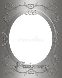 And what if it's your parents who are soon to be celebrating their twenty fifth wedding anniversary? 25th Wedding Anniversary Frame Stock Illustration Illustration Of Oval Holiday 5527684