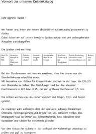Superb drive unit with a text book response curve. Kolbenkatalog Pdf Free Download