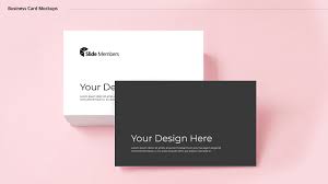 Example of a product manager business card. Business Card Mockups Keynote Examples