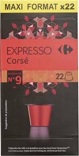 Check spelling or type a new query. Capsules Compatibles Nespresso Corse Intensite 9 Carrefour 114 4 G