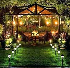 20 Beautiful Ways To Small Garden Lighting Ideas Inspira Spaces Gazebo Lighting Solar Patio Lights Backyard Lighting