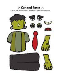 Browse the learning activities for the earlier stages of learning. Cut And Paste Frankenstein Worksheet Education Com
