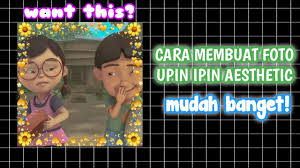 Mari mewarna gambar upin ipin gambar mewarna 23 05 2019 mari mewarna gambar upin ipin yang sangat cantik ini hasil dari himpunan gambar gambar. Cara Membuat Foto Aesthetic Upin Ipin Yang Lagi Viral Termudah Youtube