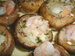 Shrimp Scampi Stuffed Mushroom Caps Recipe Food Com Recipe Stuffed Mushroom Stuffed Mushroom Caps Stuffed Mushrooms