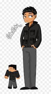 Thejocraft in einem hochzeitskleid uiii. Minecraft Lederjacke Smoking Mantel Mann Schwarze Haut Junge Karikatur Mantel Png Pngwing