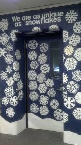 Eye Catching We Are Unique At Snowflakes Classroom Door Decor Winter Classroom Door Christmas Classroom Door Door Decorations Classroom