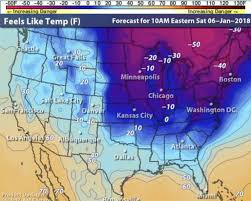 How Cold Is It In The Usa Right Now Weather Map Shows Big