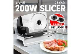 Pronti Deli And Food Electric Meat Slicer 200w Blades Processor