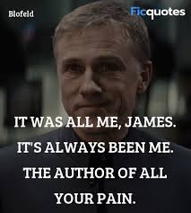 Five years ago today, the spectre crew were filming bond's confrontation with blofeld on westminster bridge. Blofeld Quotes Spectre 2015