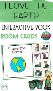 I Love The Earth Interactive Book Boom Cards Distance Learning In 2020 Interactive Book Special Education Students Vocabulary Activities