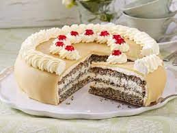Mohn Marzipan Torte Backen So Geht S Lecker