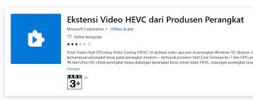After installing hevc video extension . Cara Install Codec Hevc Gratis Di Windows 10 Untuk Memutar Video H 265 Bacolah Com