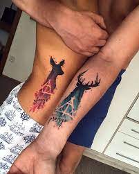 Harry Potter Couple Tattoo Matching Harry Potter Tattoos Harry Tattoos Harry Potter Tattoos