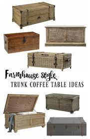 Coffee table trunks combine the functionality of a coffee table with the storage of a trunk, in a uniquely beautiful way. Farmhouse Style Wooden Trunk Coffee Table Ideas Rooms For Rent Blog