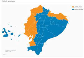 Jurado nacional de elecciones proclamó al noveno presidente del perú . Elecciones Presidenciales Ecuador 2021 Mapa Por Estados De Los Resultados As Com