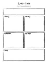 Basic Lesson Plan Template No Pictures Lesson Plan Templates Preschool Lesson Plan Lesson Plans For Toddlers