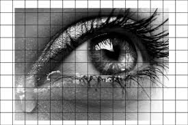 Grid Reference Hyperrealistic Eye Drawing Art By Ali Haider On Patreon Eye Drawing Art Drawings Black Paper Drawing