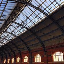 Dawn On Instagram Darlington Trainstation Railstation Light Sky Architecture Windows Metalwork Brickwork Urban S Glass Roof Brickwork Architecture