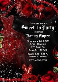 You'll receive email and feed alerts when new items arrive. Red Black Dress Masquerade Sweet 16 Birthday Party Invitation Sweet 16 Invitations Sweet 16 Sweet 16 Party Themes